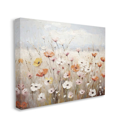 Stupell Charming Flower Meadow Canvas Wall Art Design di Ramona Murdock