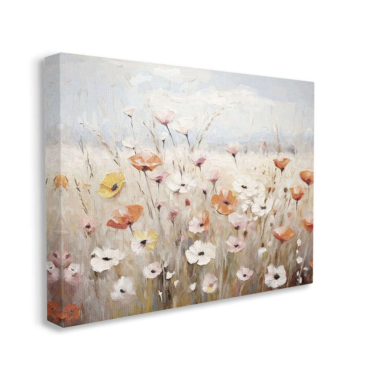 Stupell Charming Flower Meadow Canvas Wall Art Design di Ramona Murdock
