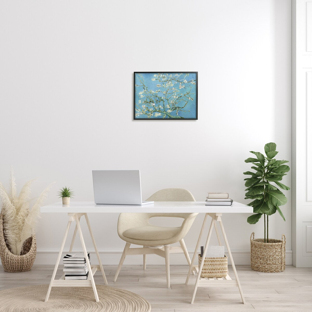 Stupell Mandorli in fiore Vincent van Gogh Classico dipinto di un albero in fiore, arte murale incorniciata, design di one1000paintings