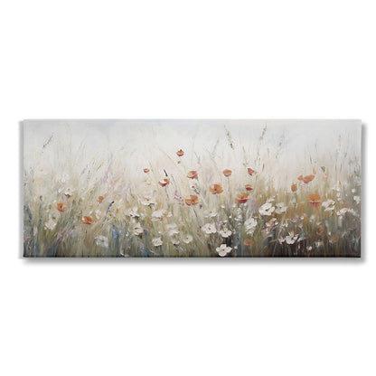 Stupell Neutral Poppy Blooms Canvas Wall Art Design di Ramona Murdock