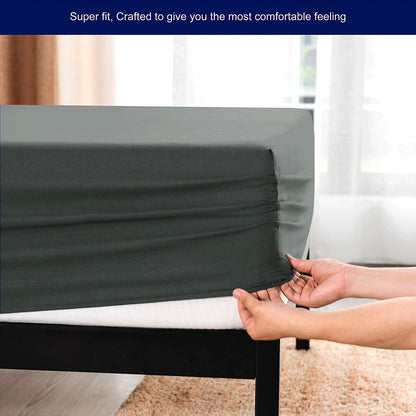 Lenzuolo con angoli con tasca profonda Subrtex Premium Microfibra da 15 pollici