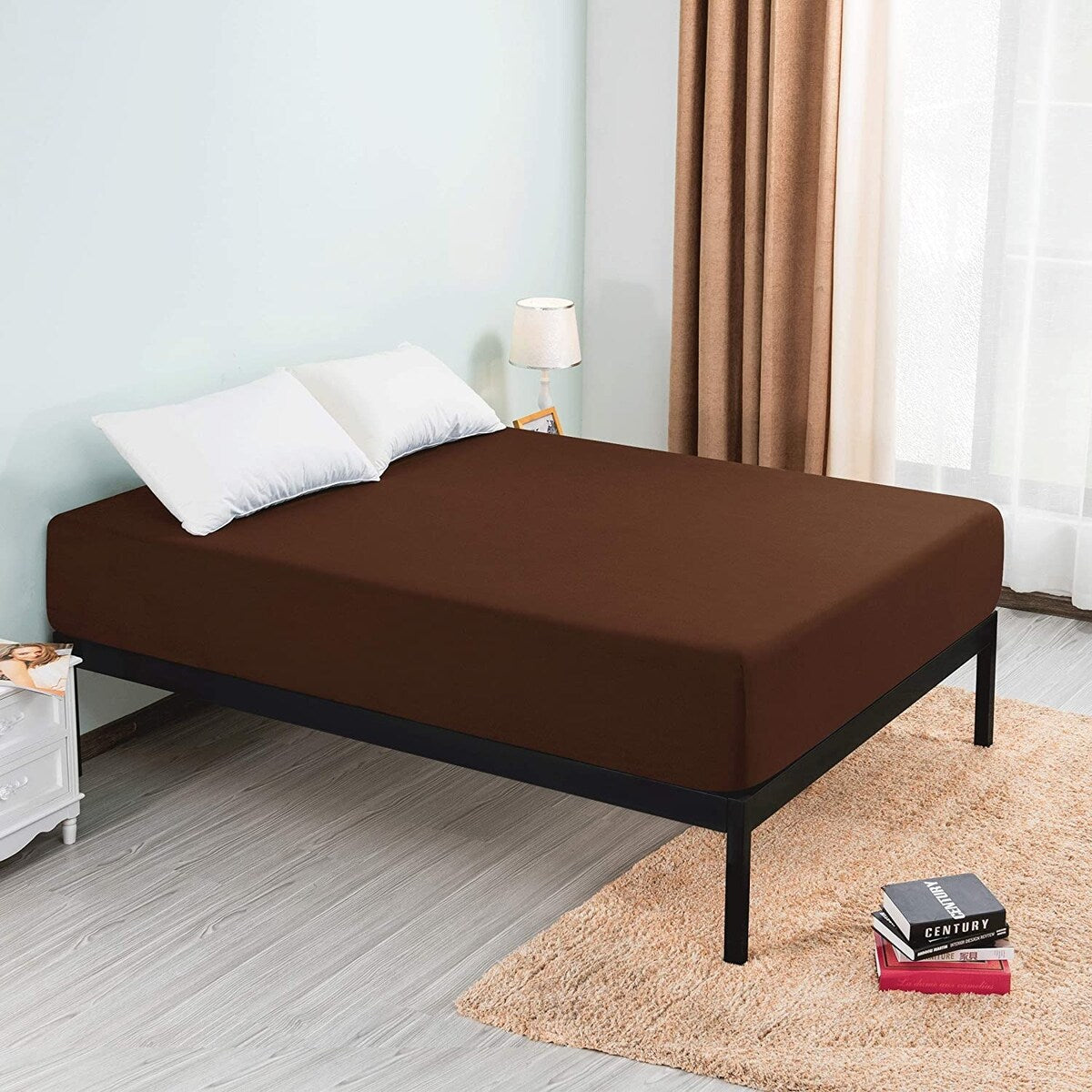 Lenzuolo con angoli con tasca profonda Subrtex Premium Microfibra da 15 pollici