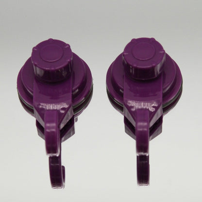 Ganci a ventosa per doccia e cucina, organizer per pareti in luffa, set da 2