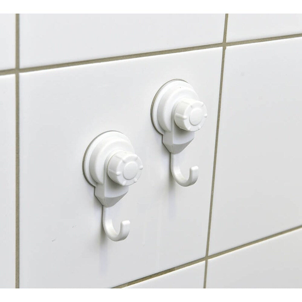 Ganci a ventosa per doccia e cucina, organizer per pareti in luffa, set da 2