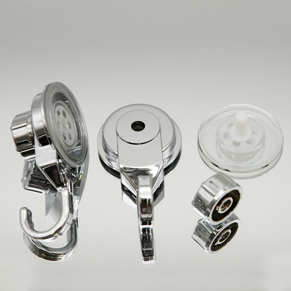 Ganci a ventosa per doccia e cucina, organizer per pareti in luffa, set da 2