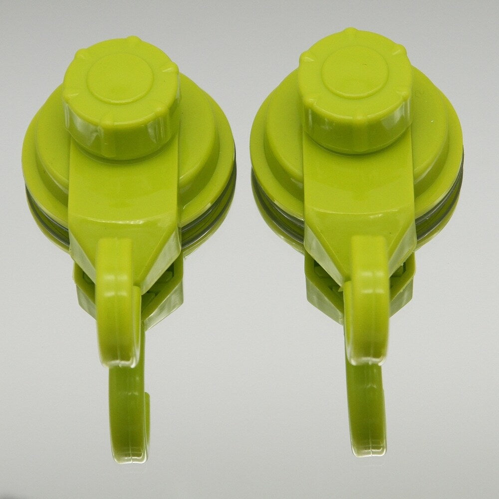 Ganci a ventosa per doccia e cucina, organizer per pareti in luffa, set da 2