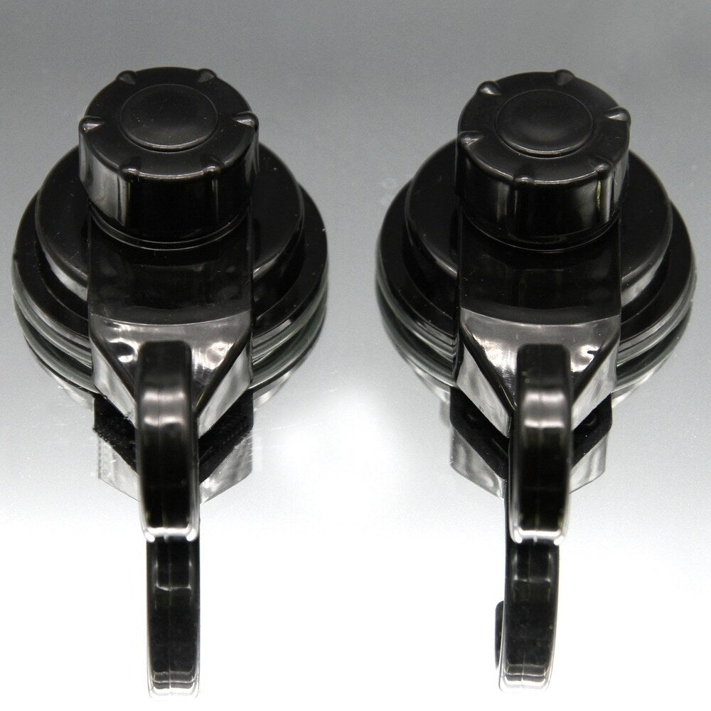 Ganci a ventosa per doccia e cucina, organizer per pareti in luffa, set da 2