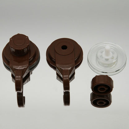 Ganci a ventosa per doccia e cucina, organizer per pareti in luffa, set da 2