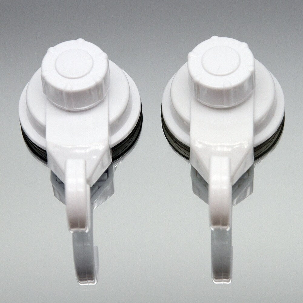 Ganci a ventosa per doccia e cucina, organizer per pareti in luffa, set da 2