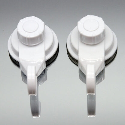 Ganci a ventosa per doccia e cucina, organizer per pareti in luffa, set da 2