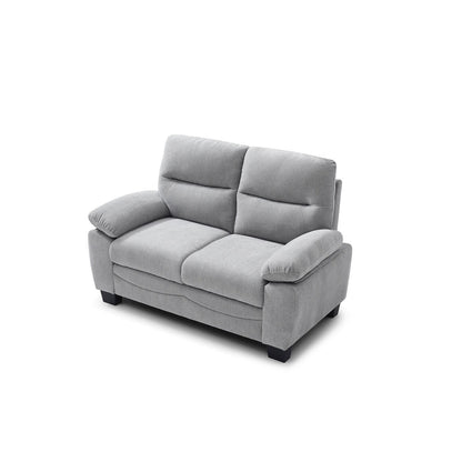 Divano dritto in poliestere con braccioli e cuscino Summerton da 59 pollici