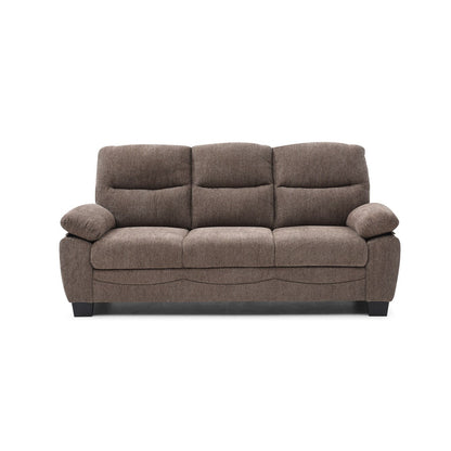 Divano dritto in poliestere con braccioli e cuscino Summerton da 78 pollici