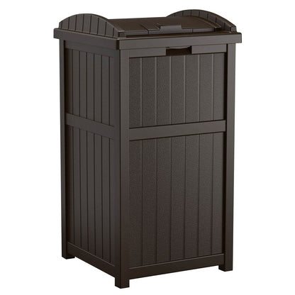 Suncast 30 Gallon Hideaway Trash, bidoni per rifiuti per esterni e cyberspazio