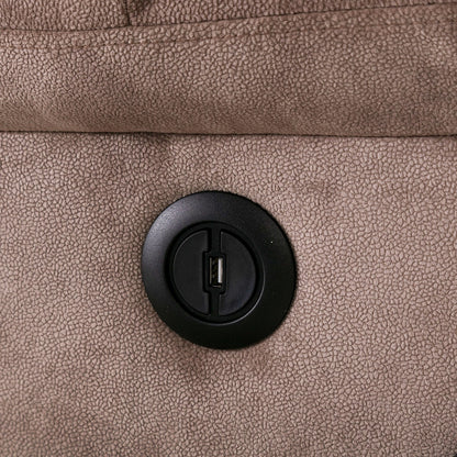 Poltrona reclinabile con sollevamento elettrico di grandi dimensioni, massaggio e riscaldamento con 2 portabicchieri nascosti per anziani