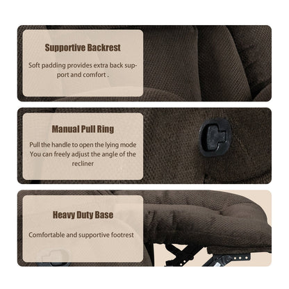 Poltrona reclinabile riscaldabile e massaggiante di dimensioni standard super confortevole