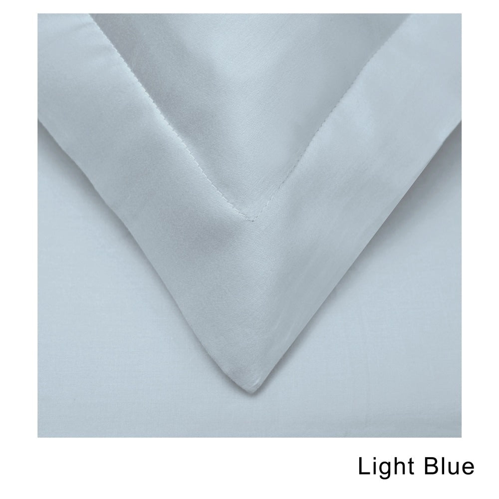 Set copripiumino in raso di cotone pettinato di qualità superiore a 400 fili