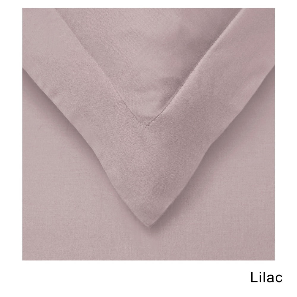 Set copripiumino in raso di cotone pettinato di qualità superiore a 400 fili