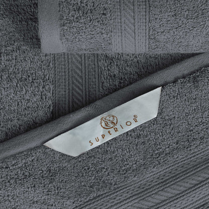 Set di asciugamani di qualità superiore in cotone pettinato a fibra lunga, 6 pezzi