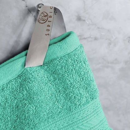 Set di asciugamani di qualità superiore in cotone pettinato a fibra lunga, 6 pezzi