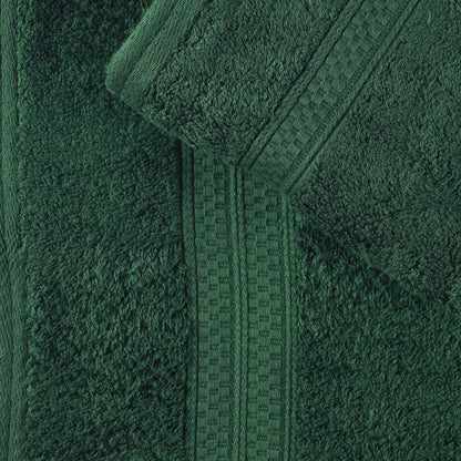 Set di asciugamani da bagno di qualità superiore, 8 pezzi, in rayon di bambù e cotone