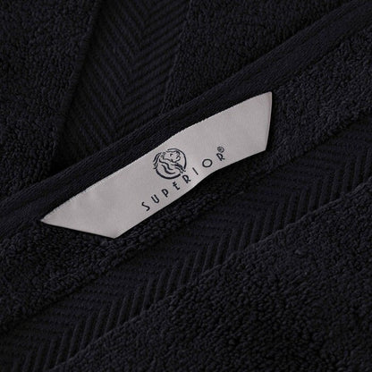 Asciugamano da bagno in cotone assorbente Zero Twist di qualità superiore (set da 2)