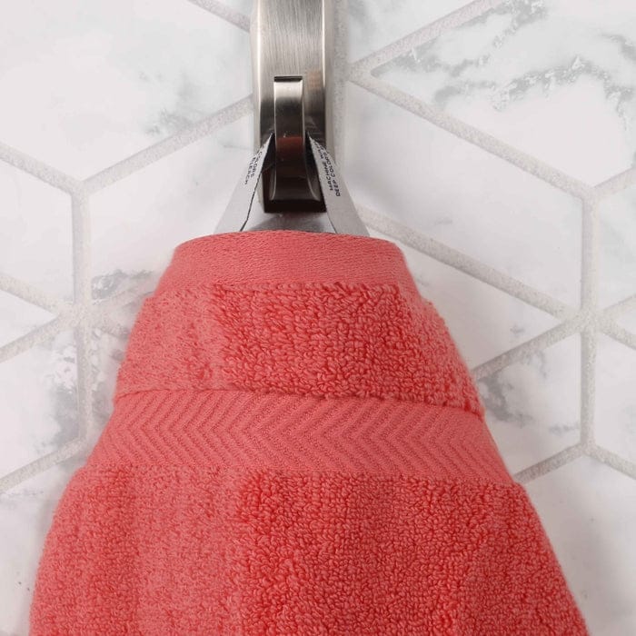 Asciugamano da bagno in cotone assorbente Zero Twist di qualità superiore (set da 2)