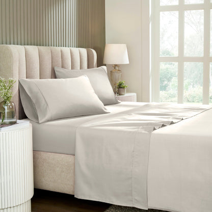 Set di lenzuola con tasche profonde in misto cotone di qualità superiore, 1200 fili