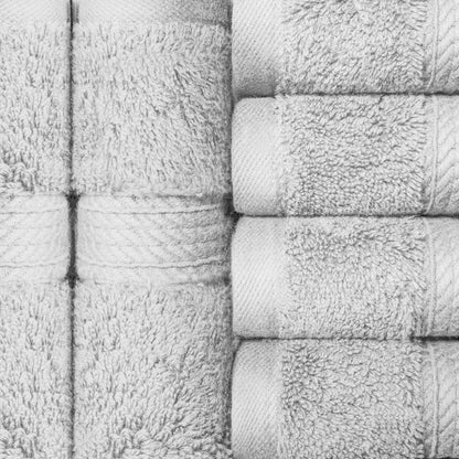 Set di 6 asciugamani per il viso in cotone egiziano di qualità superiore, pesanti