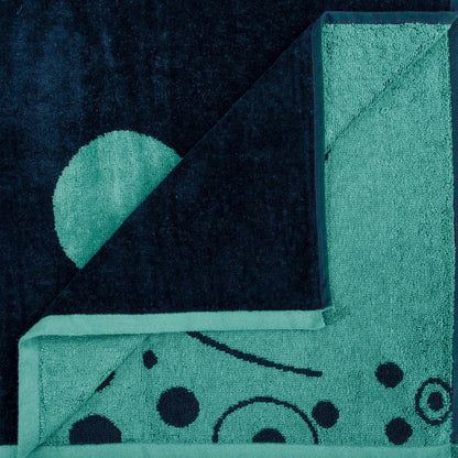 Set di teli mare oversize in cotone Mystic Dolphin, 2 pezzi, di Superior