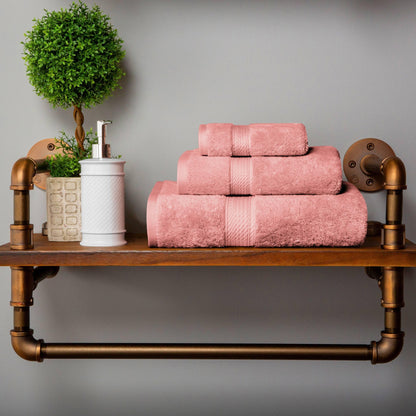 Set di asciugamani da 3 pezzi in cotone egiziano di qualità superiore, pesante e pesante