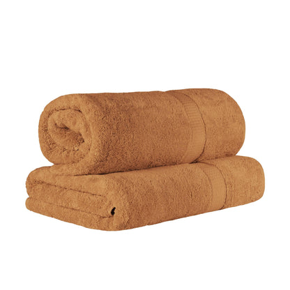 Set di 2 teli da bagno pesanti in cotone egiziano di qualità superiore