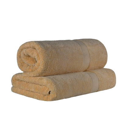 Set di 2 teli da bagno pesanti in cotone egiziano di qualità superiore