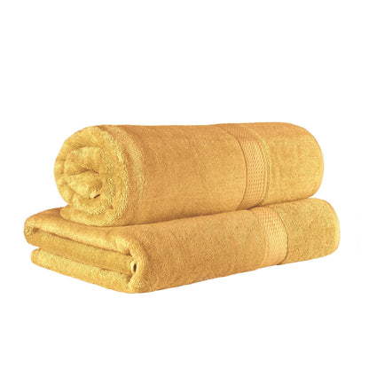 Set di 2 teli da bagno pesanti in cotone egiziano di qualità superiore