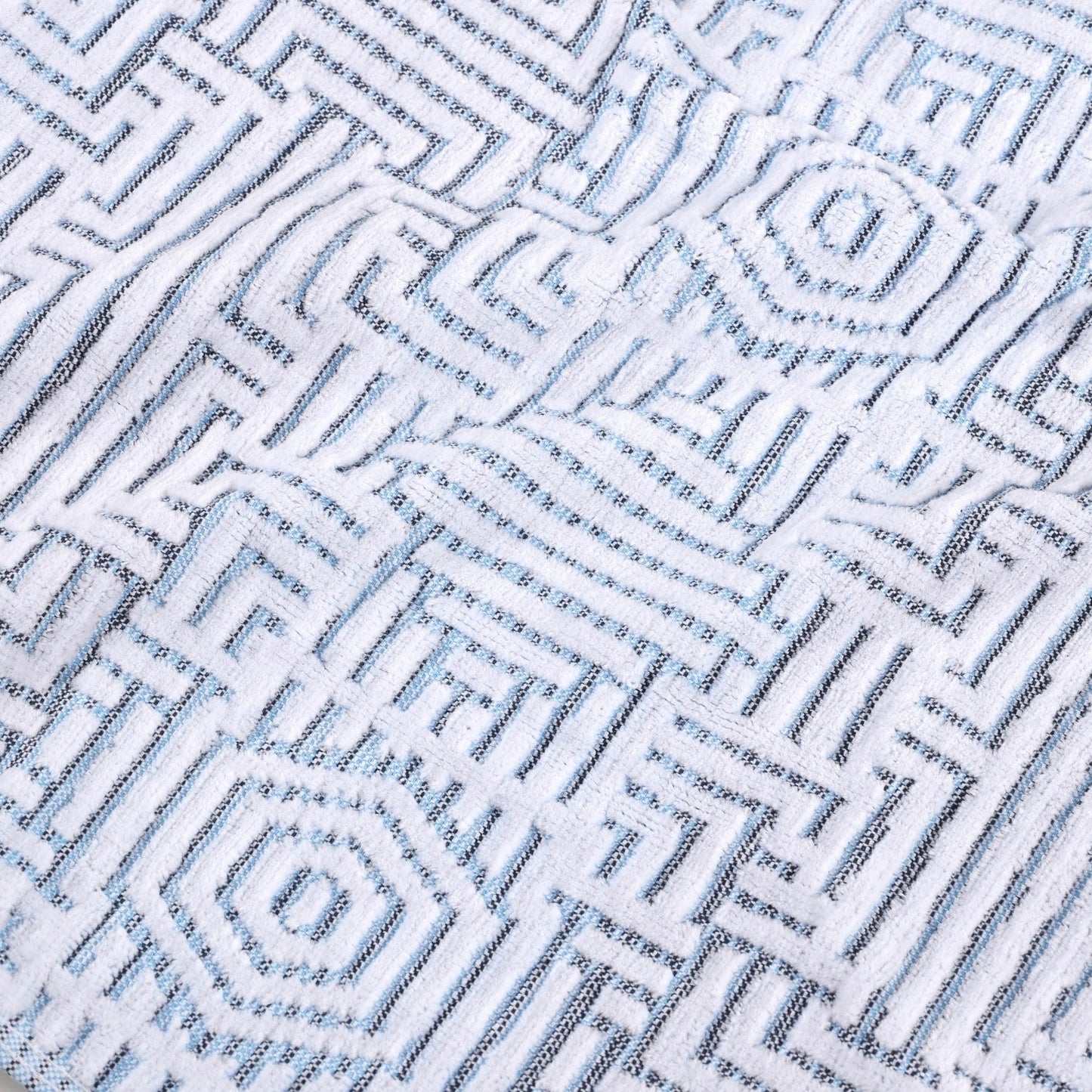 Set di asciugamani da bagno 3 pezzi in morbido jacquard moderno di cotone Jasper di qualità superiore