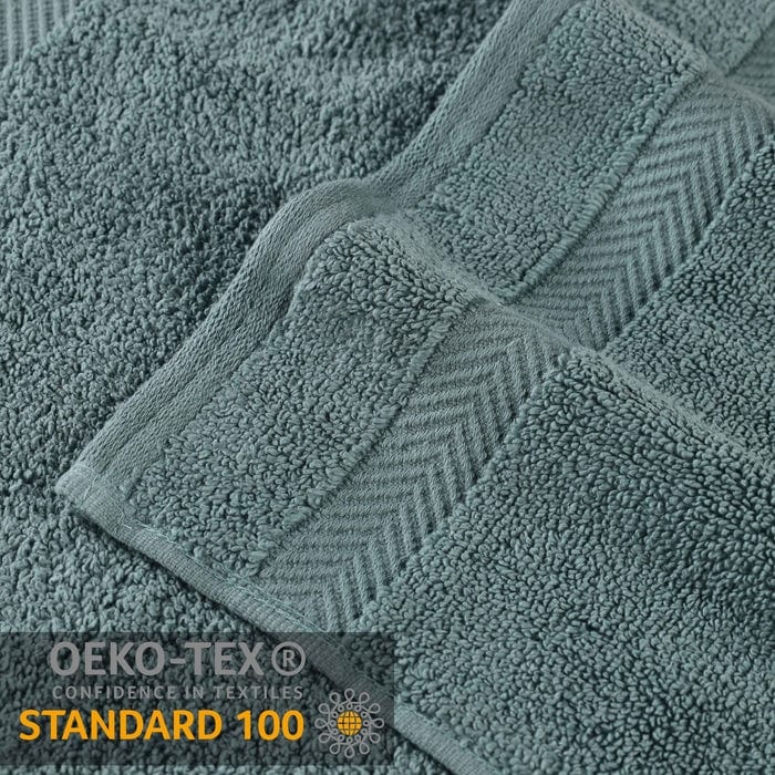 Set di asciugamani da 3 pezzi in cotone Zero Twist, morbidi e assorbenti di qualità superiore