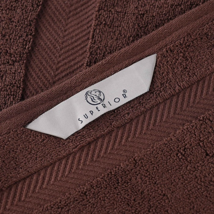 Set di asciugamani da 6 pezzi in cotone Zero Twist, morbidi e assorbenti di qualità superiore