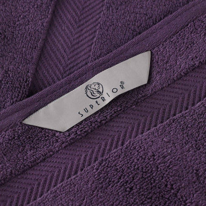 Set di asciugamani da 6 pezzi in cotone Zero Twist, morbidi e assorbenti di qualità superiore