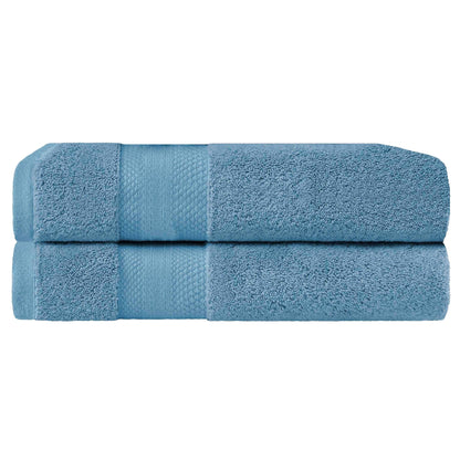 Set di 2 teli da bagno pesanti in cotone turco di qualità superiore