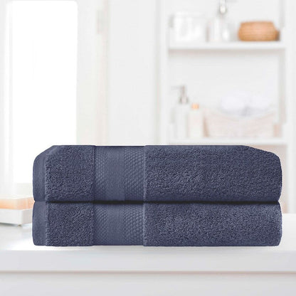 Set di 2 teli da bagno pesanti in cotone turco di qualità superiore