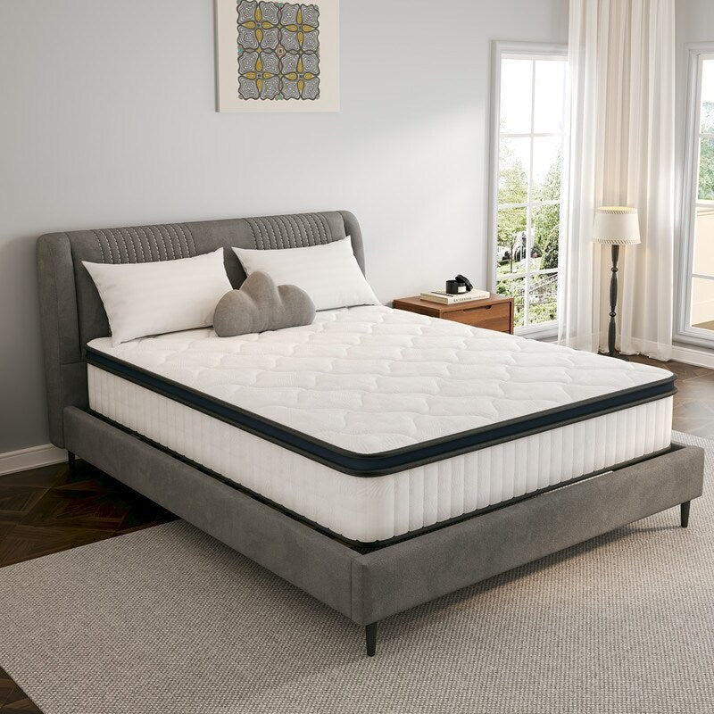 Materasso a molle insacchettate con memory foam – Certificato OEKO-TEX®, rivestimento traspirante