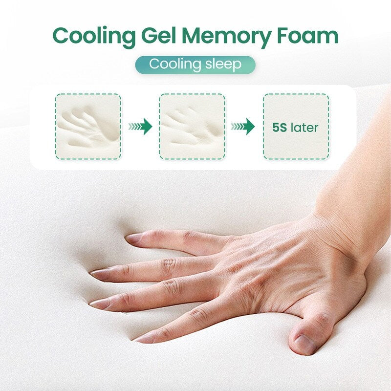 Materasso a molle insacchettate con memory foam – Certificato OEKO-TEX®, rivestimento traspirante