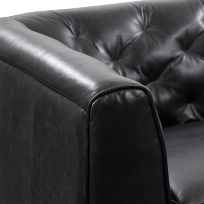 Divano Poly &amp; Bark Essex 89 - Vera pelle italiana pieno fiore