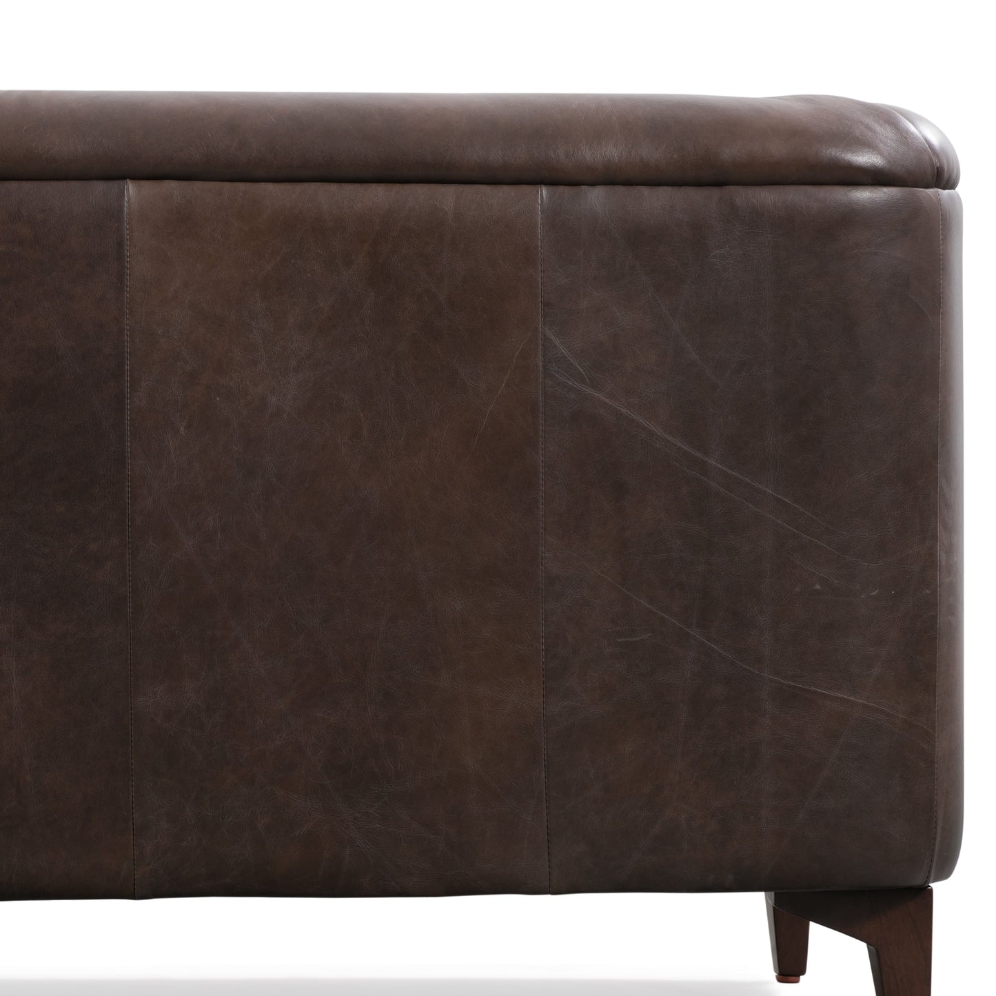 Divano Poly &amp; Bark Essex 89 - Vera pelle italiana pieno fiore