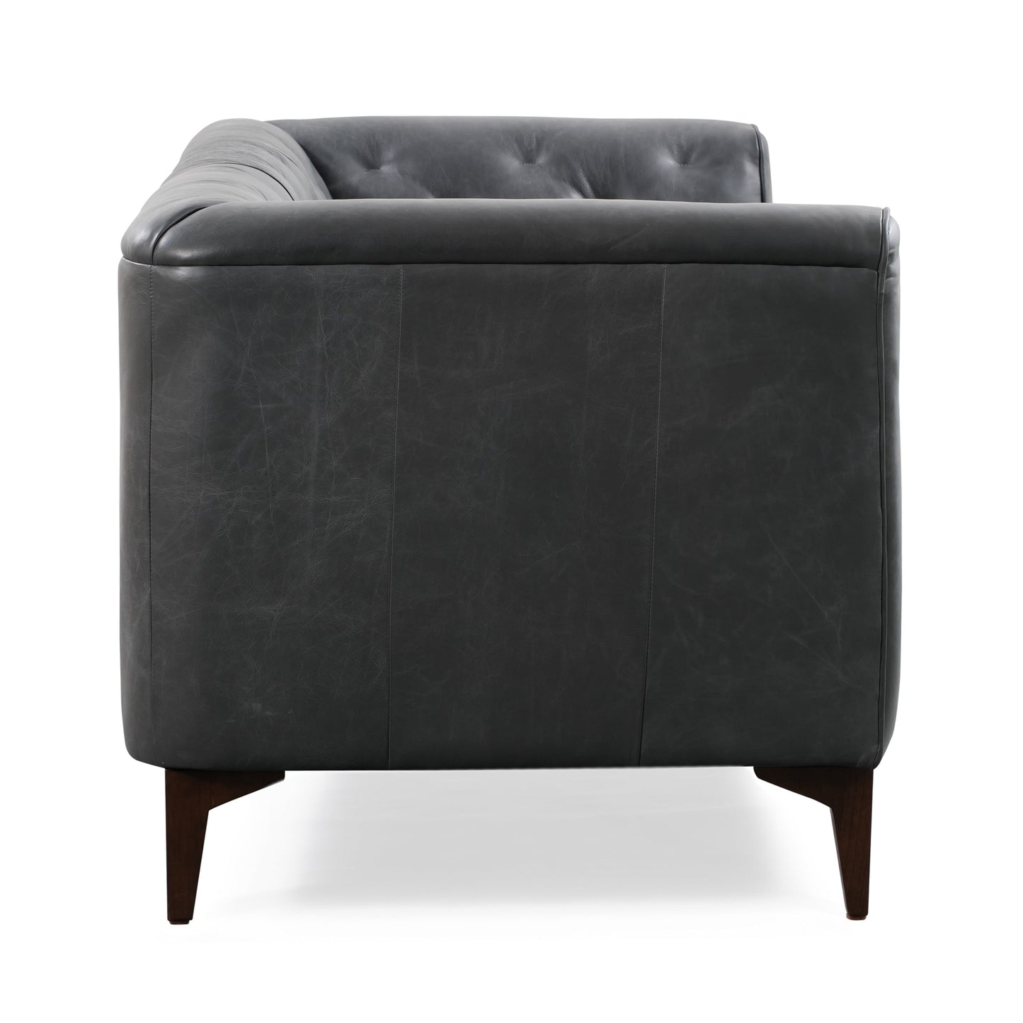 Divano Poly &amp; Bark Essex 89 - Vera pelle italiana pieno fiore