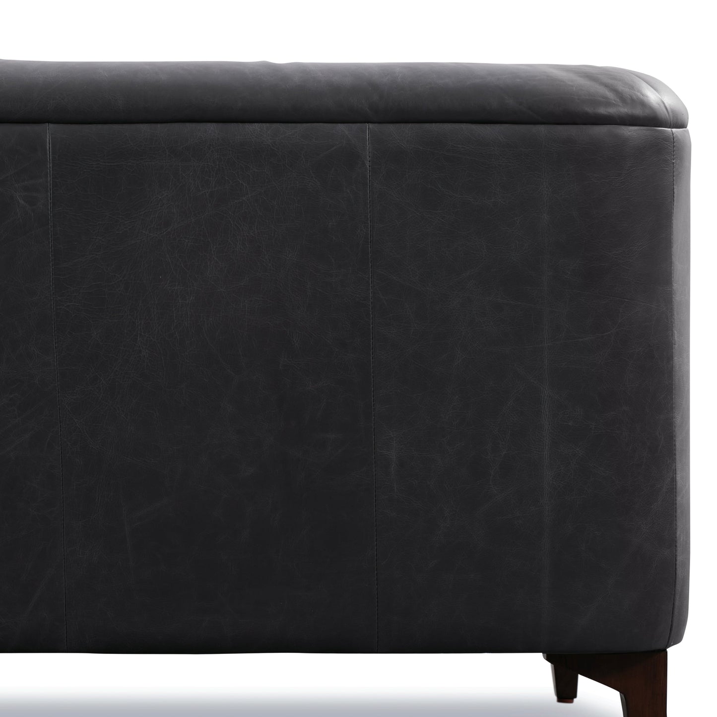 Divano Poly &amp; Bark Essex 89 - Vera pelle italiana pieno fiore