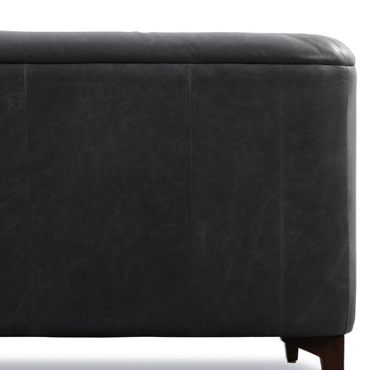 Divano Poly &amp; Bark Essex 89 - Vera pelle italiana pieno fiore