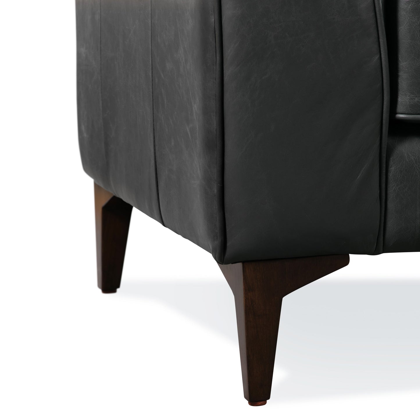 Divano Poly &amp; Bark Essex 89 - Vera pelle italiana pieno fiore