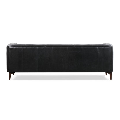 Divano Poly &amp; Bark Essex 89 - Vera pelle italiana pieno fiore