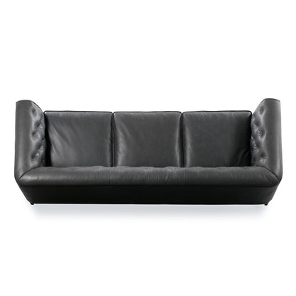 Divano Poly &amp; Bark Essex 89 - Vera pelle italiana pieno fiore