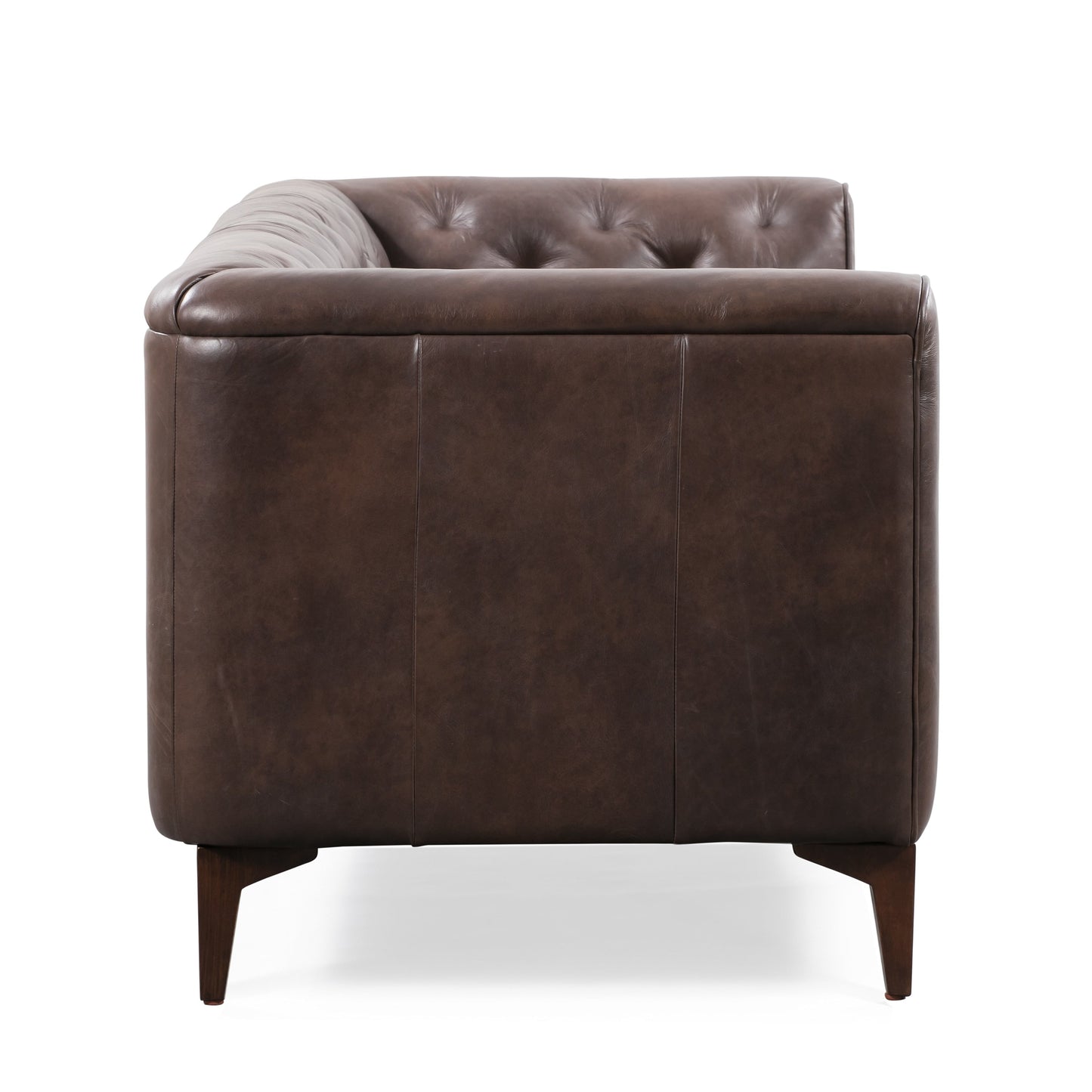 Divano Poly &amp; Bark Essex 89 - Vera pelle italiana pieno fiore